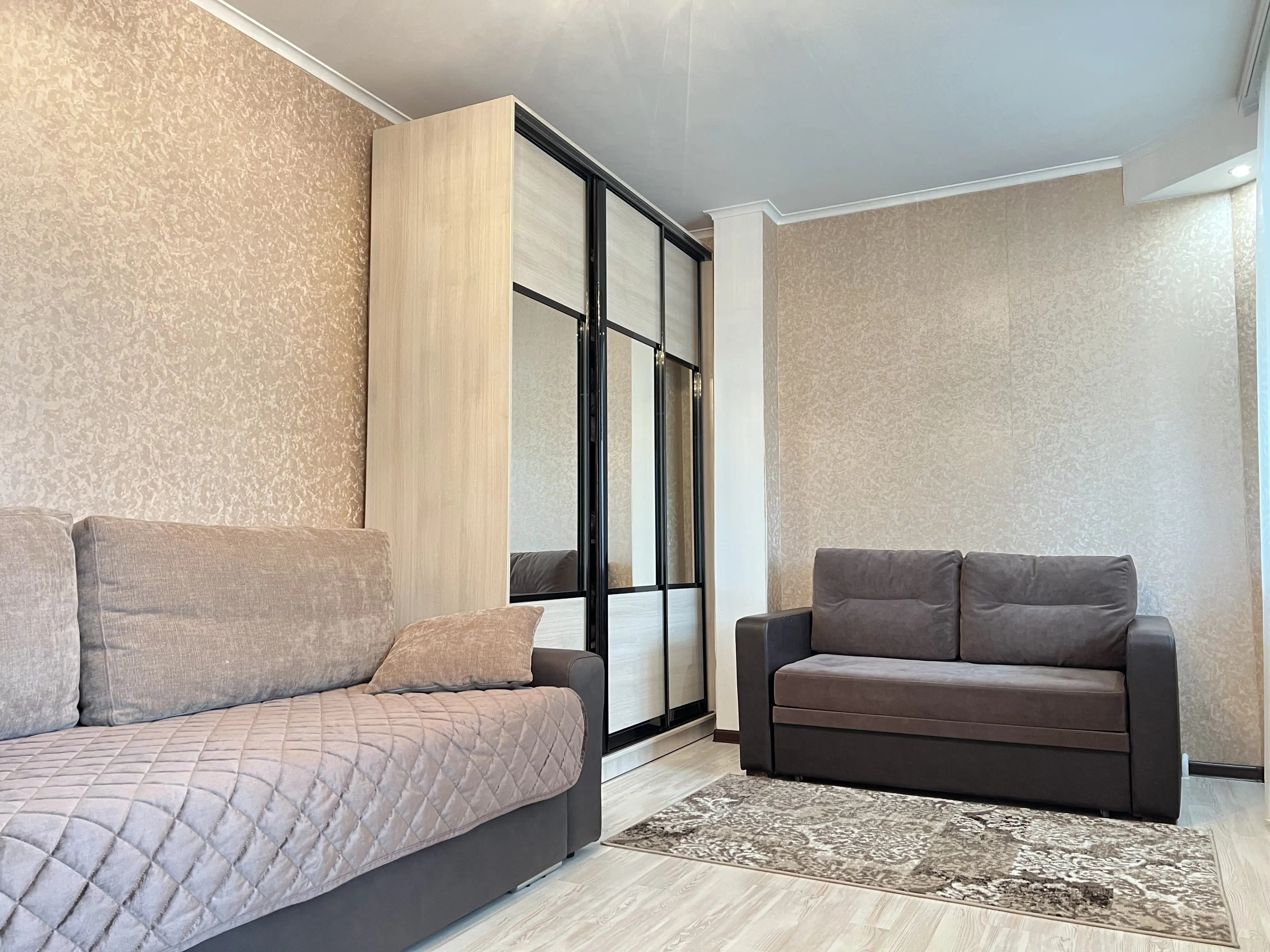 Interior of apartment for daily rent, Gomel, Rechickij av. 33