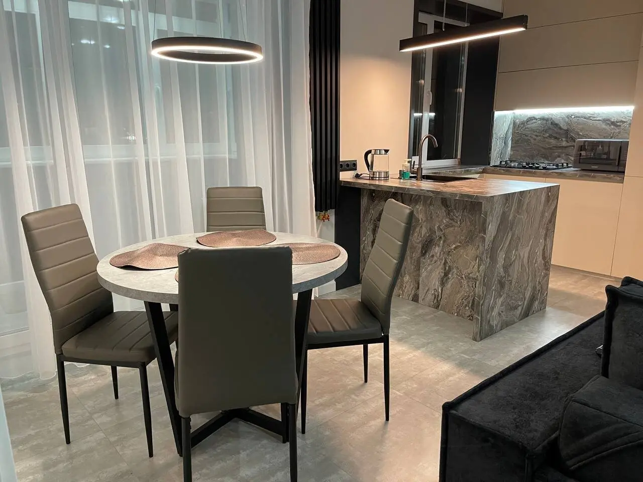 Interior of apartment for daily rent, Gomel, Pobedy Ave. 13