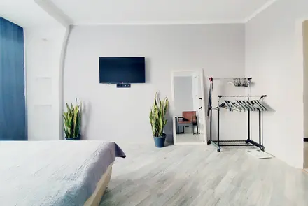 One-bedroom apartment for daily rent in Gomel, Rechickij av. 114