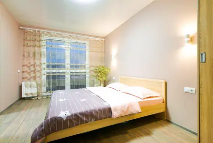 Interior of apartment for daily rent, Gomel, Dokutovich St. 45